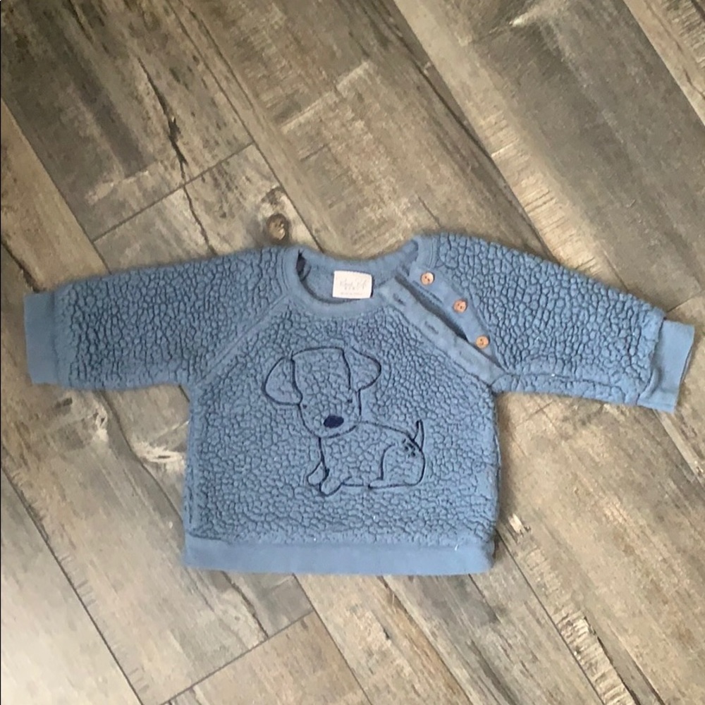 Renè Rofè sweatshirt for baby boy in blue